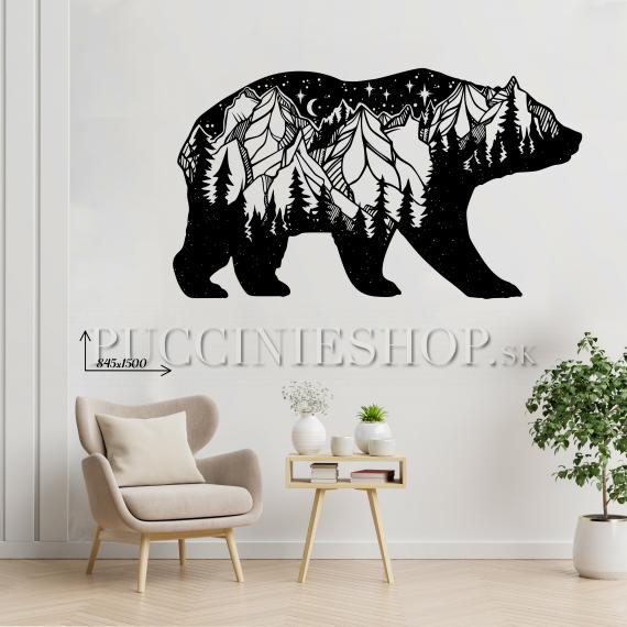Dekorácia na stenu medveď