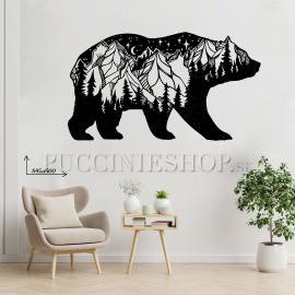 Dekorácia na stenu medveď